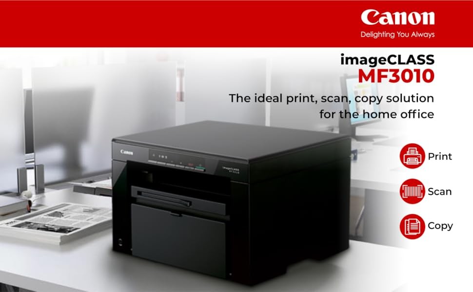 Canon ImageClass MF3010 All-In-One Laser Printer